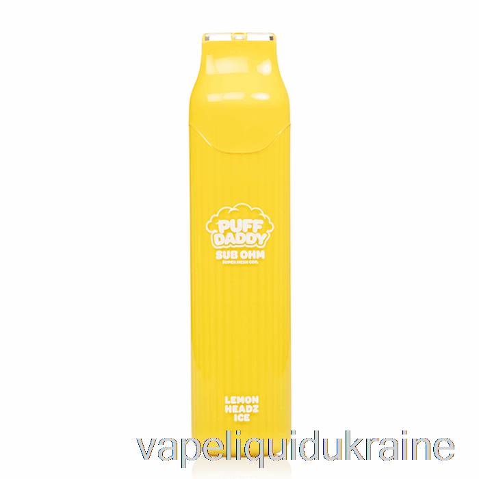 Vape Liquid Ukraine Puff Daddy 6000 Disposable Lemon Headz Ice